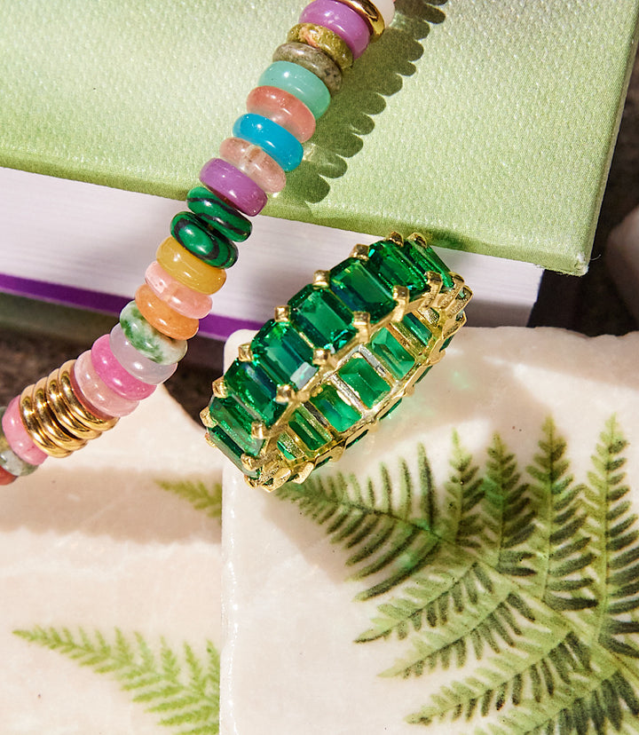 Baguette Gemstone Ring