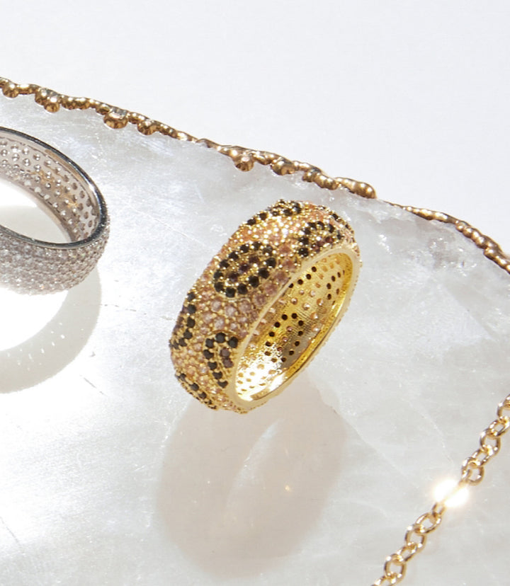 Leopard Crystal Ring