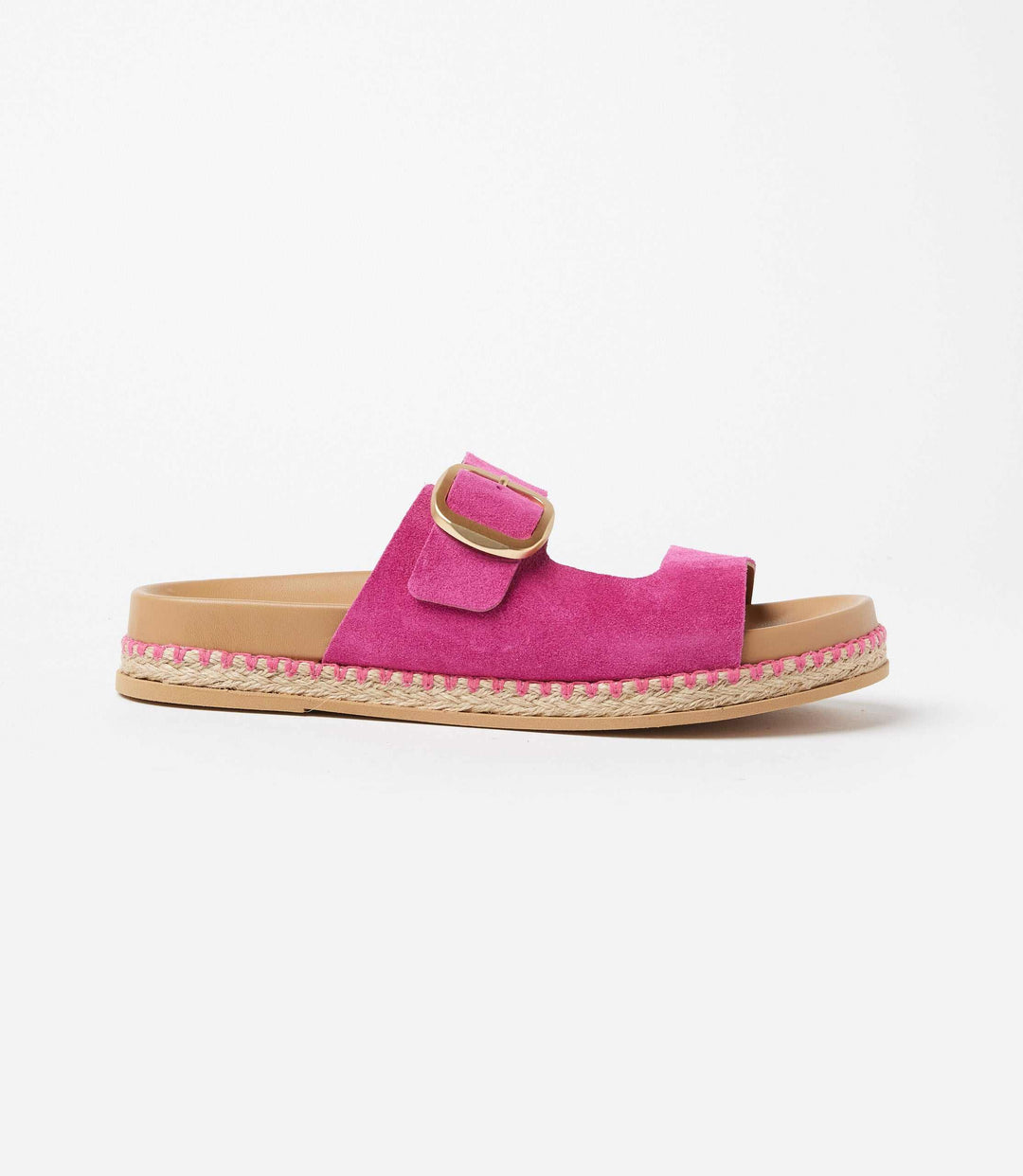 Getaway Buckle Slip On Sandals