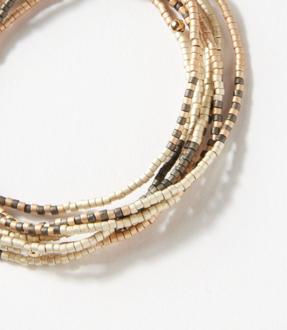 Beaded Bracelets, Stack Of 7