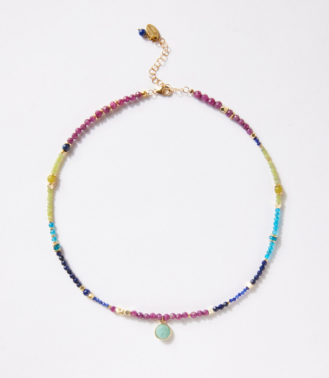 Aurora Beaded Gemstone Necklace