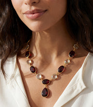 Gemstone And Crystal Necklace