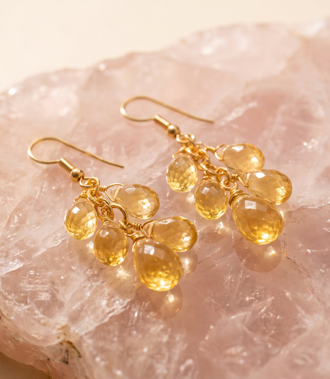 Citrine Dangle Earrings