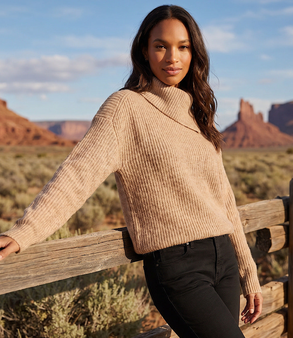 Split Neck Sweater