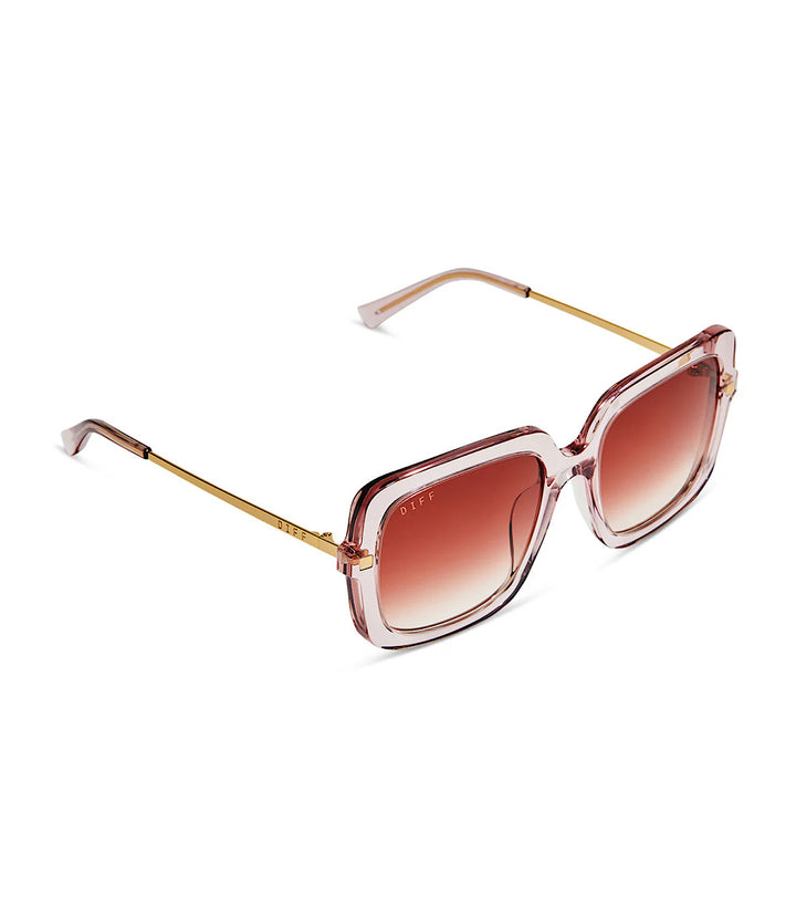 DIFF Sandra Crystal Square Sunglasses