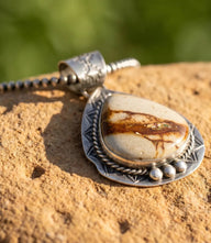 Natural Jasper Sterling Silver Necklace