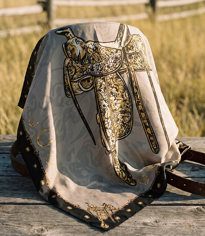 Saddle Up Silk Scarf