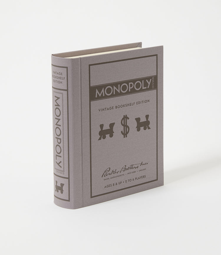 Gray Monopoly Vintage Bookshelf Edition Karen Kane