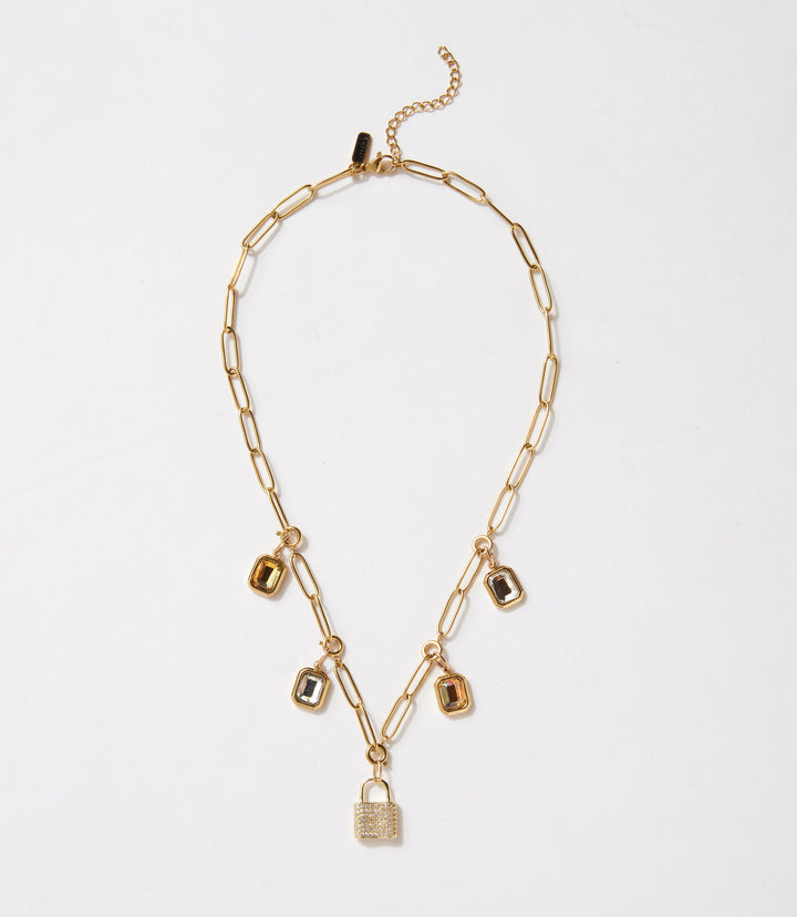 Locked In Light Charm Necklace