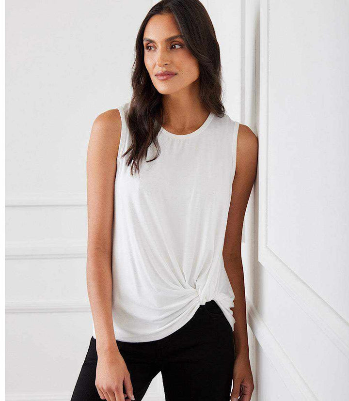 Sleeveless Pick-Up Top