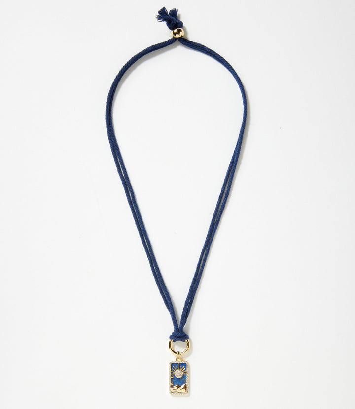 Night Sky Pendant Cord Necklace