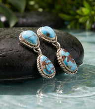 Golden Hill Double Drop Earrings