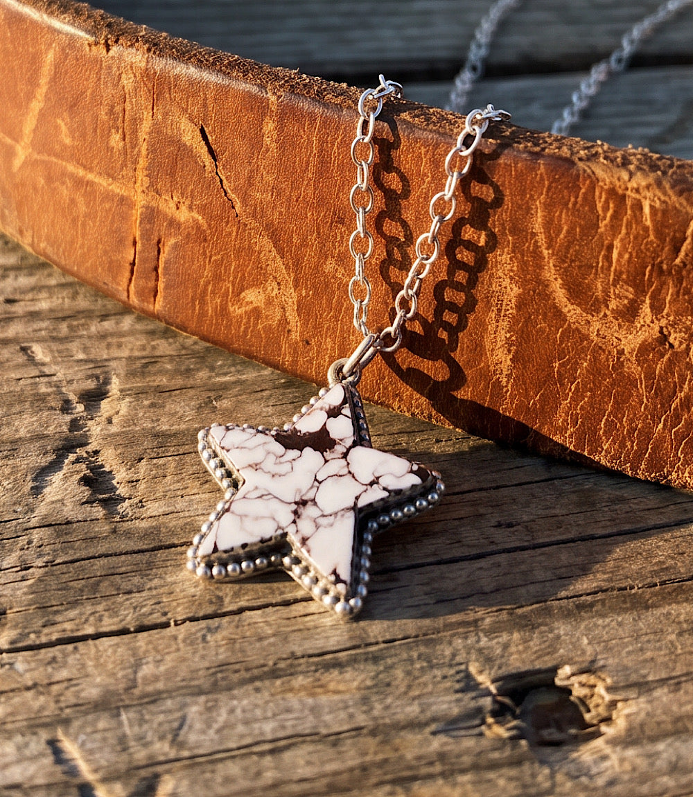 Wild Horse Turquoise Star Necklace