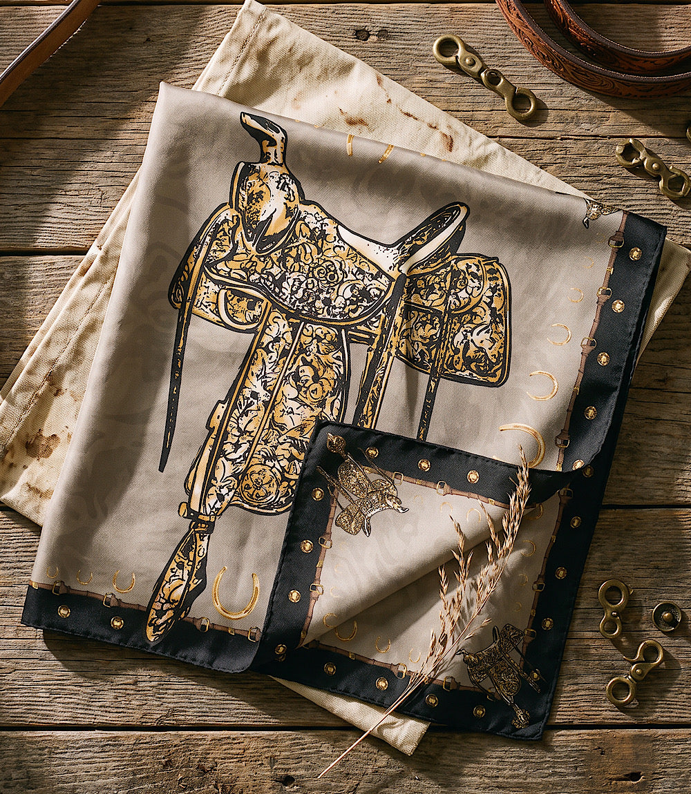 Saddle Up Silk Scarf