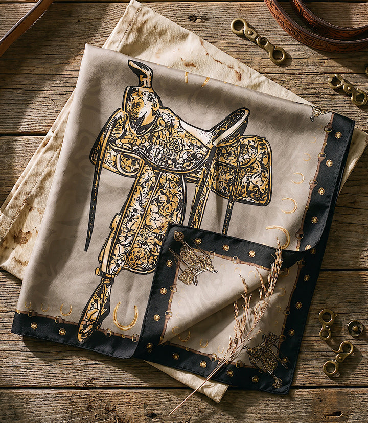 Saddle Up Silk Scarf
