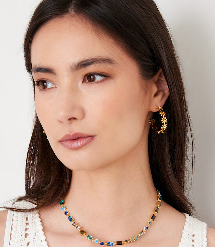 Oopsy Daisy Hoop Earrings