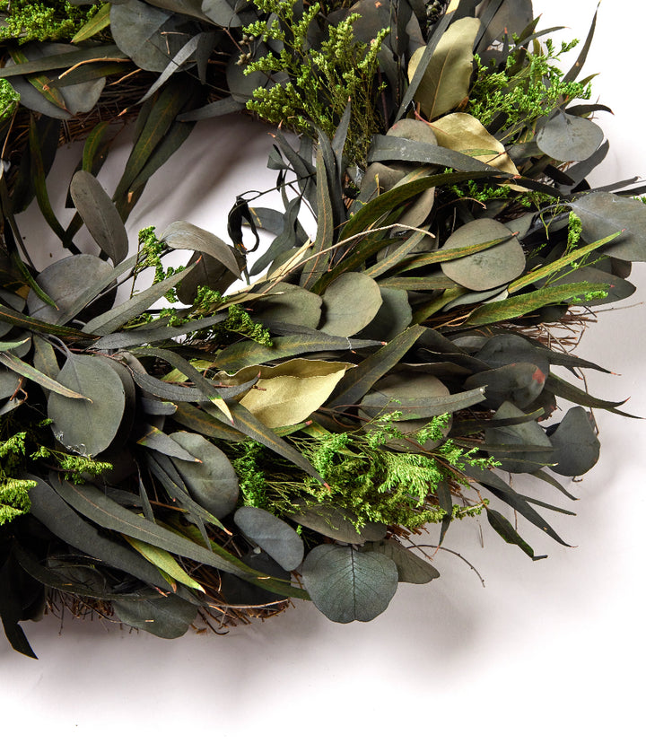 Cottage Greenery Wreath