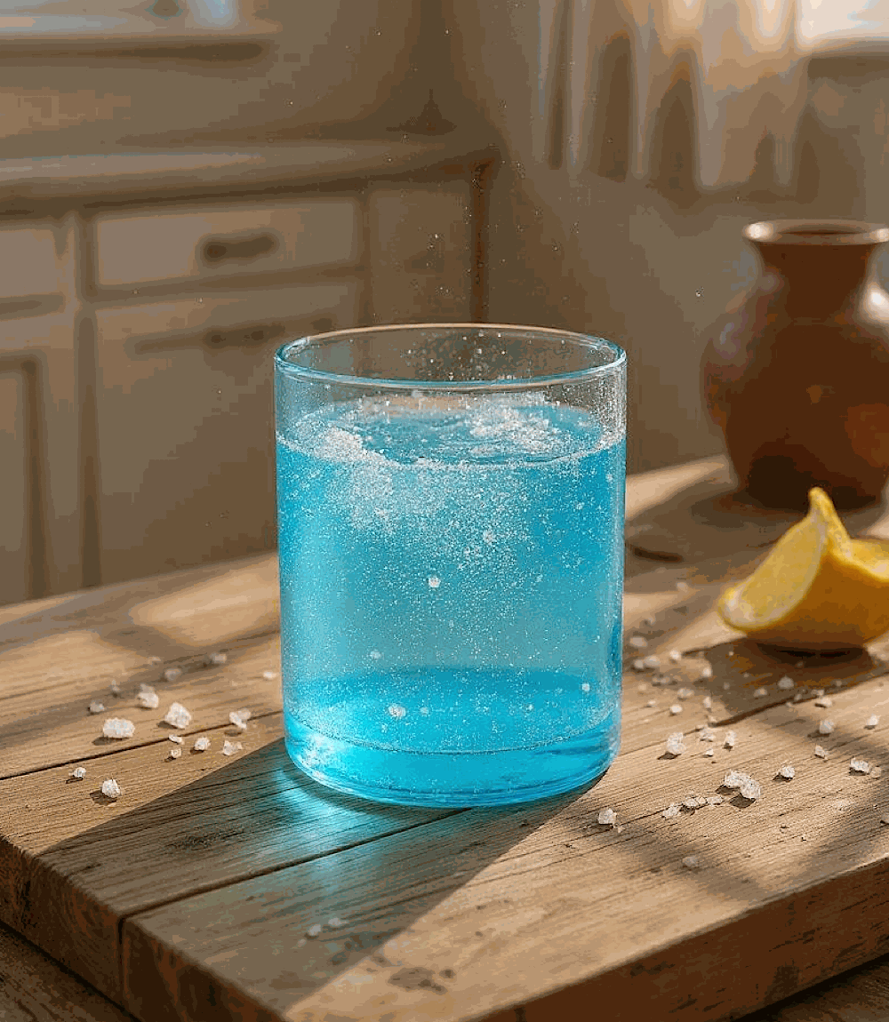 Short Bubble Drinking Glass