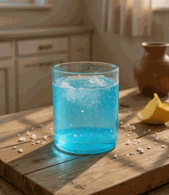 Short Bubble Drinking Glass