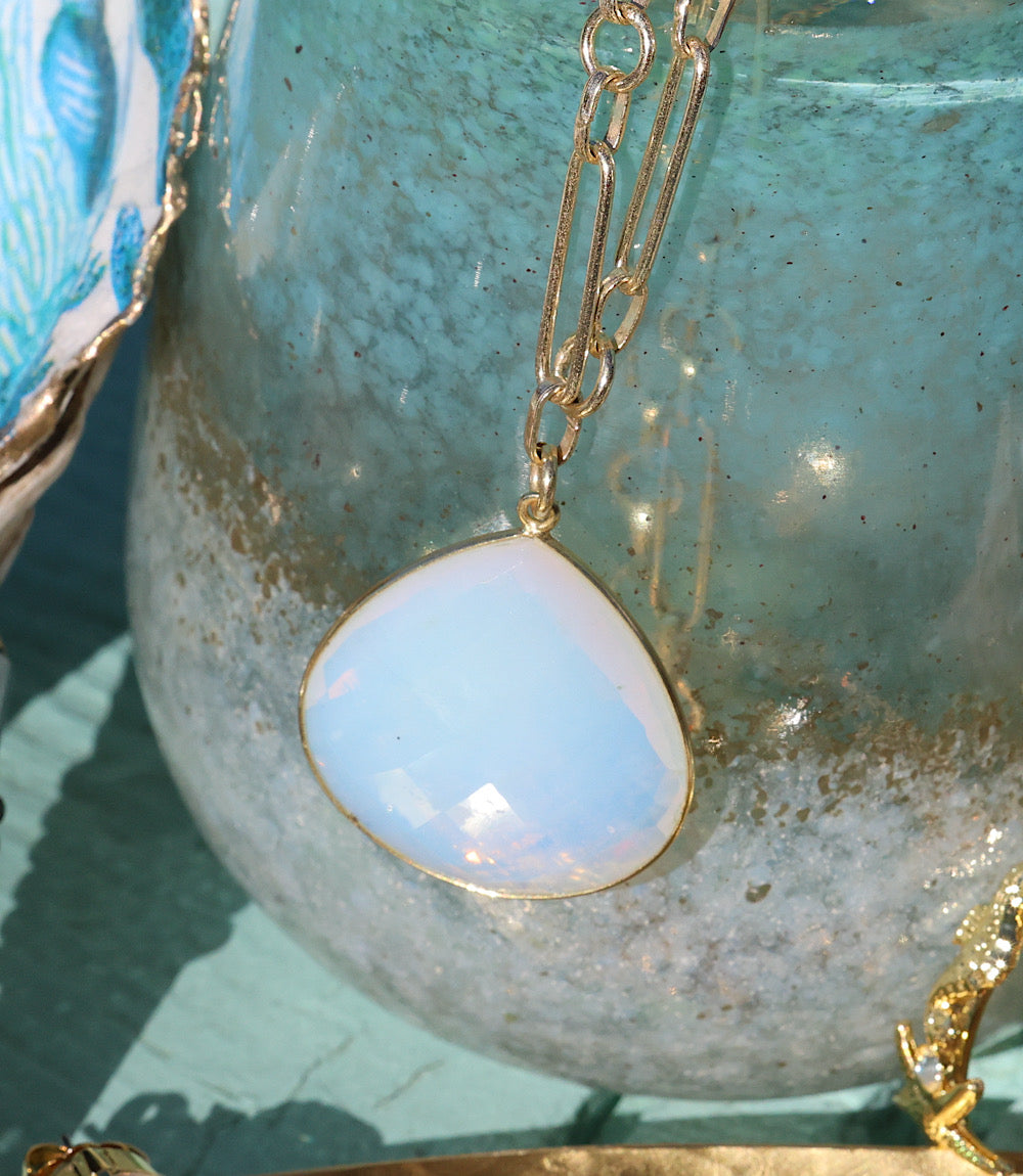 Moonstone Pendant Necklace