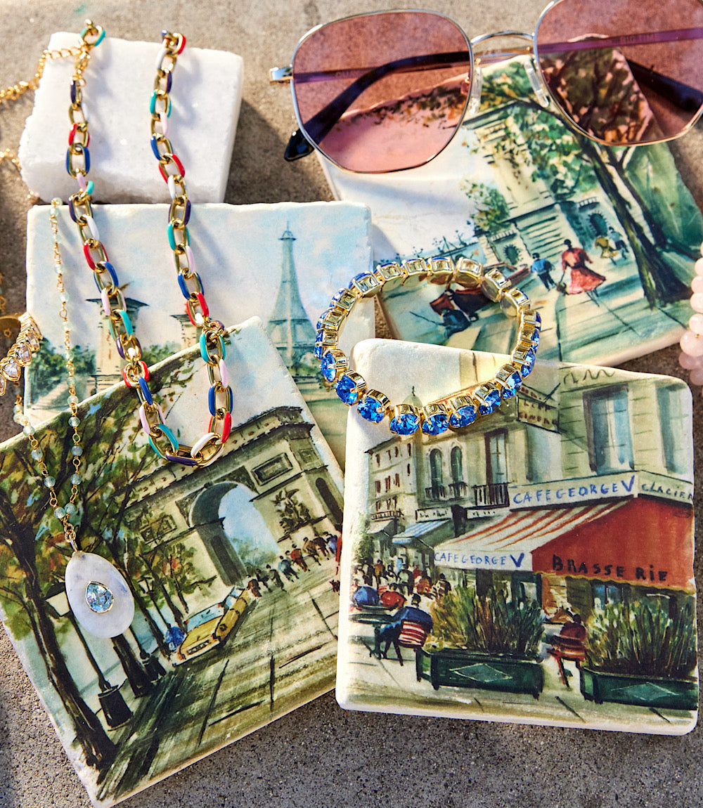 Paris Marble Coasters, Set Of 4