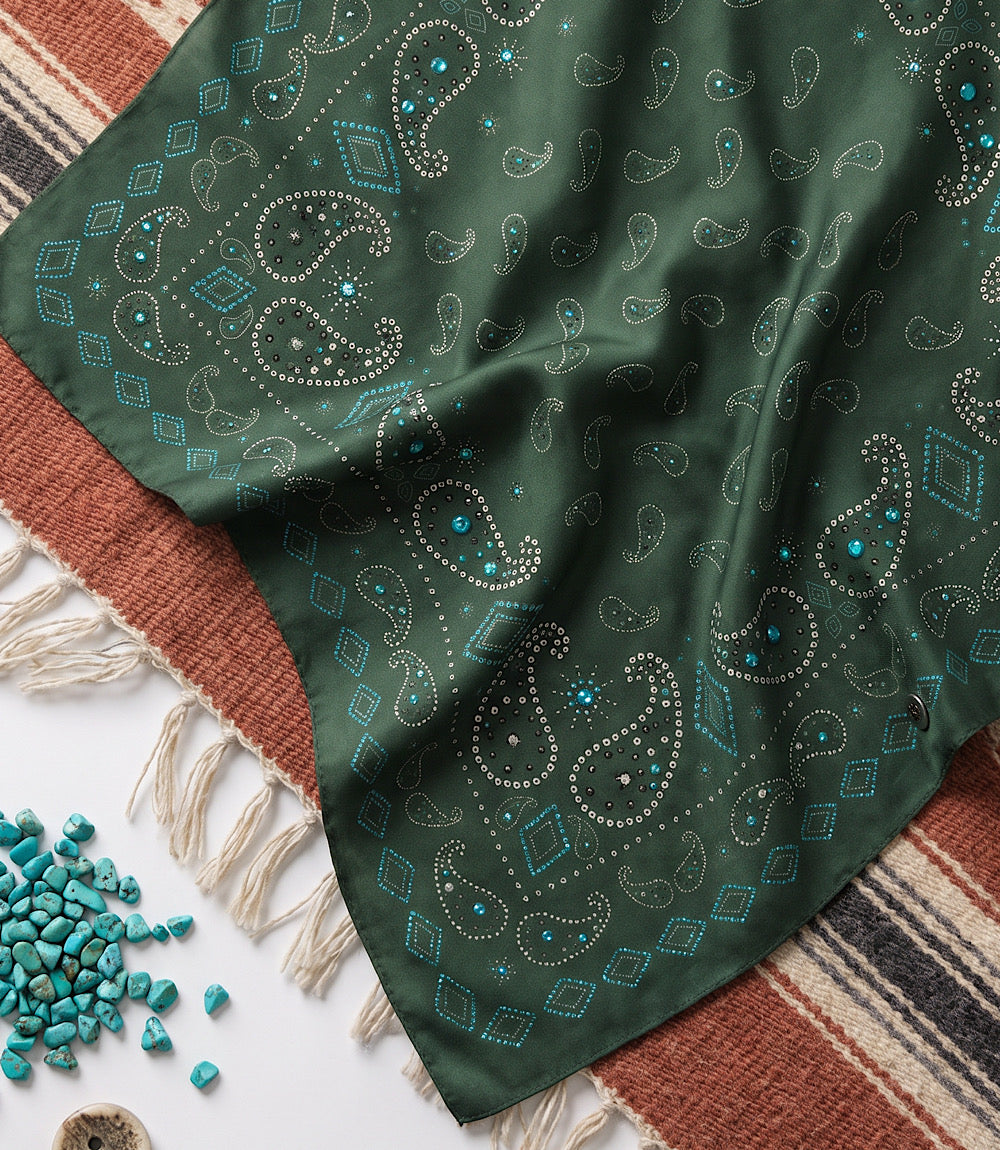 Pretty Paisley Silk Scarf