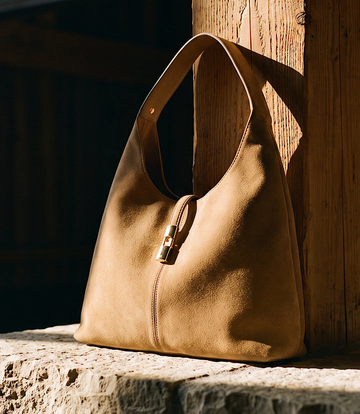 Billini Lamarr Faux Suede Shoulder Bag