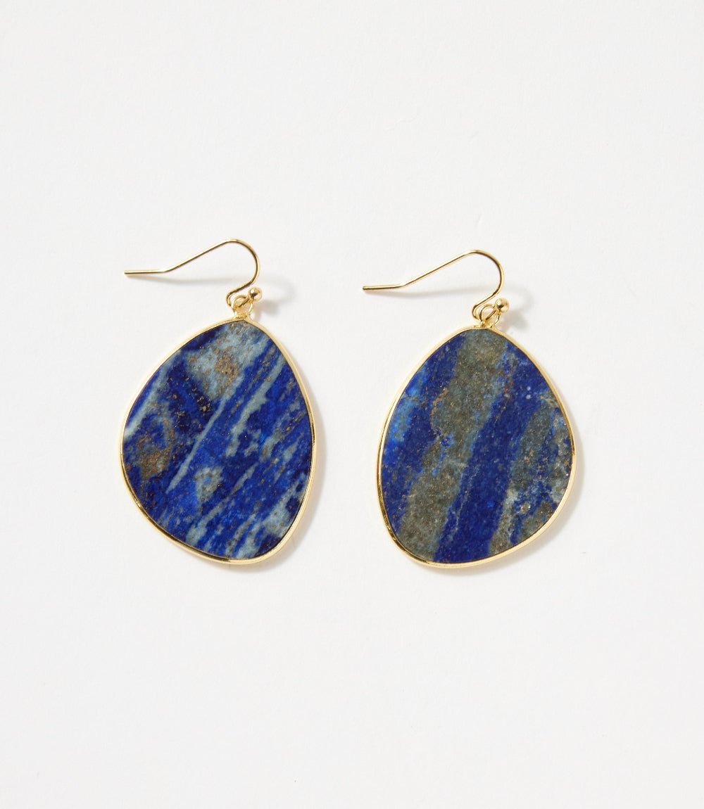 Lapis Pendant Earrings