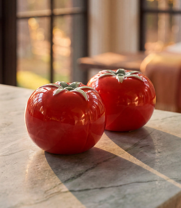 Tomato Salt And Pepper Shaker Set