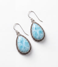 Larimar Teardrop Earrings