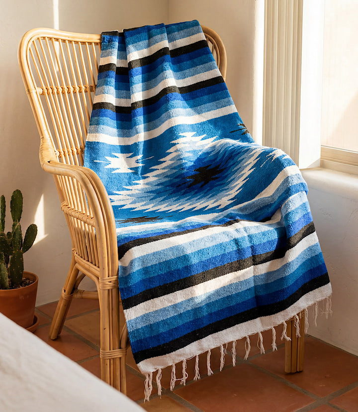 Blue Shades Diamond Blanket