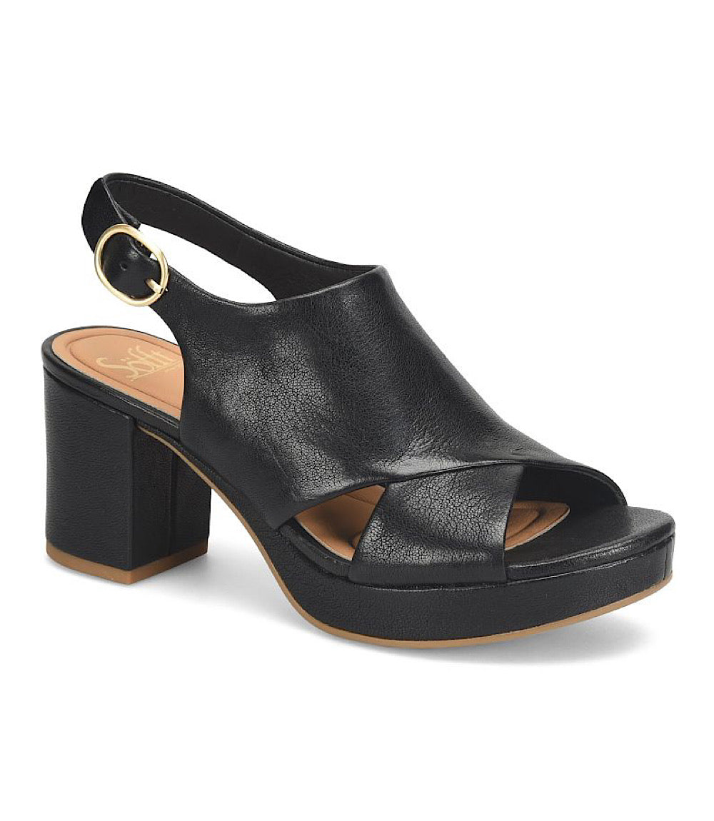 Sofft Liv Criss-Cross Leather Sandals