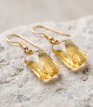 Citrine Stone Earrings