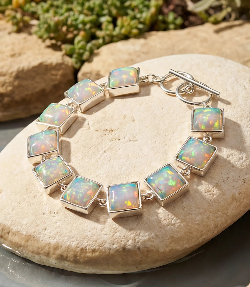 Opal Link Bracelet