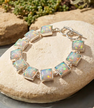 Opal Link Bracelet
