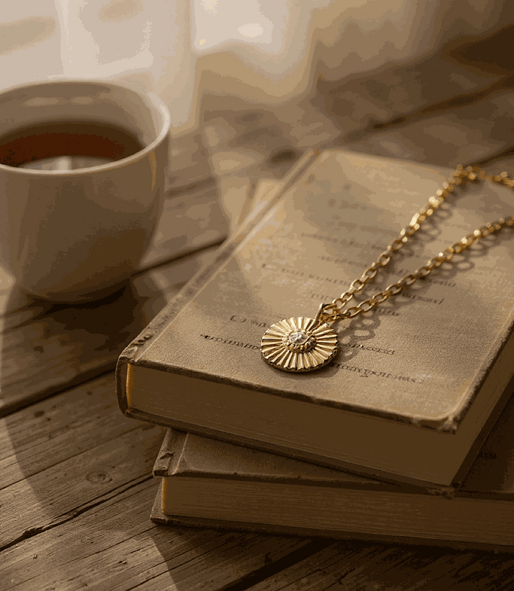 Radiant Sun Pendant Necklace