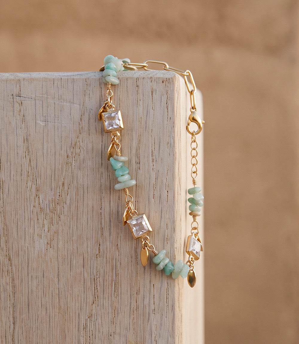 Crystal And Gemstone Bracelet