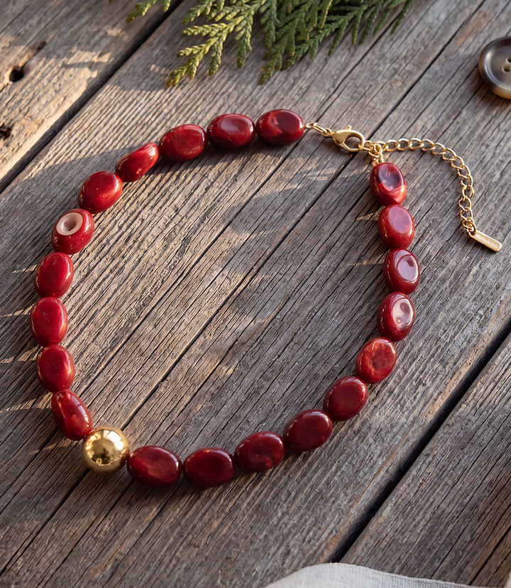 Beaded Toggle Necklace