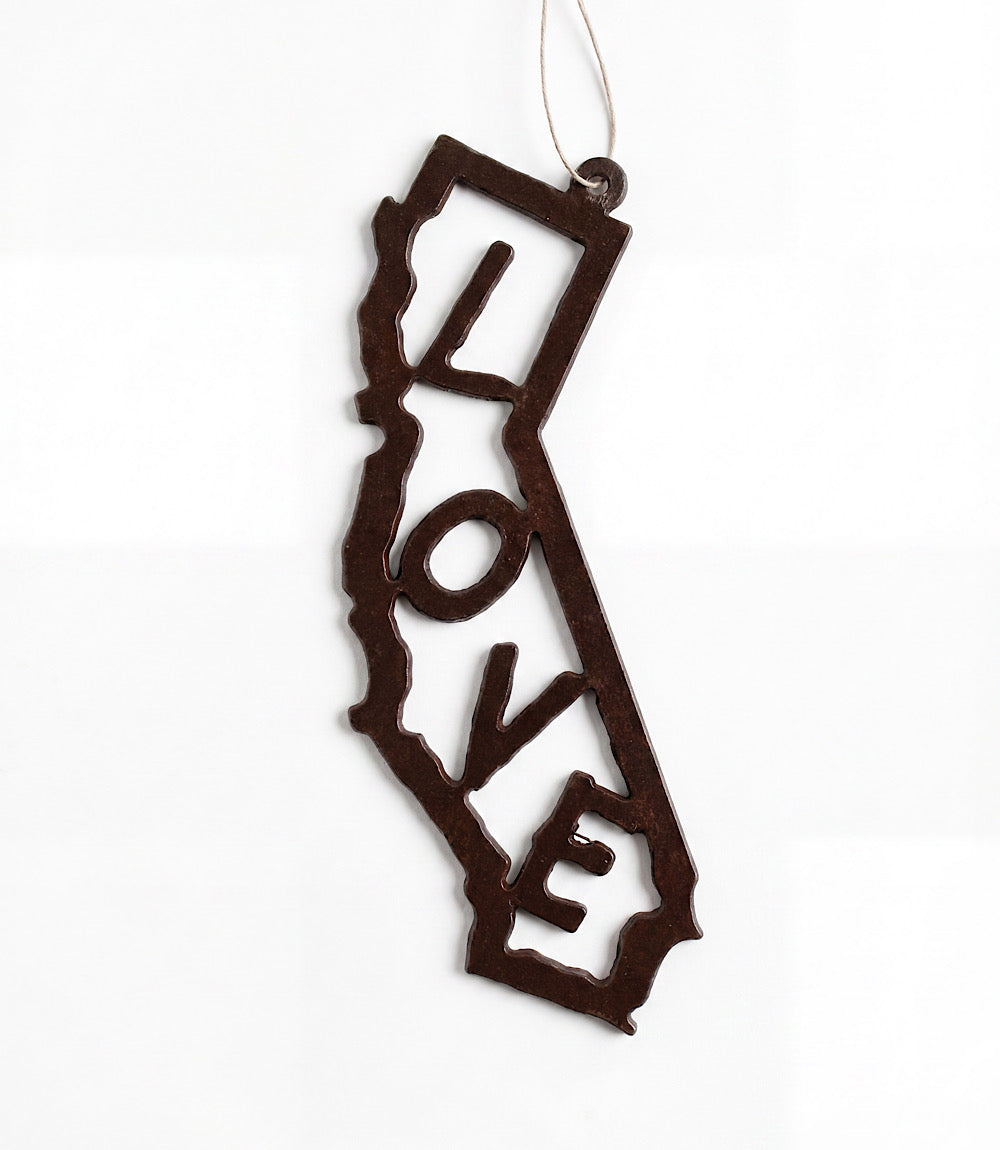 Steel California Love Ornament