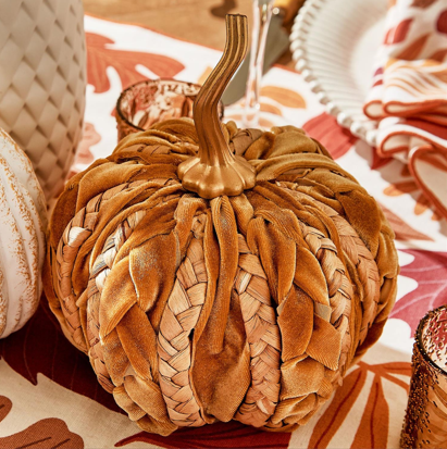 Large Braided Pumpkin