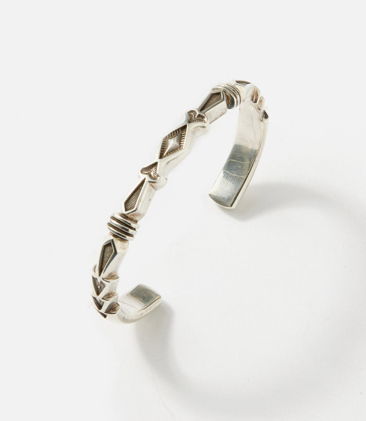 Embellished Sterling Silver Cuff Bracelet