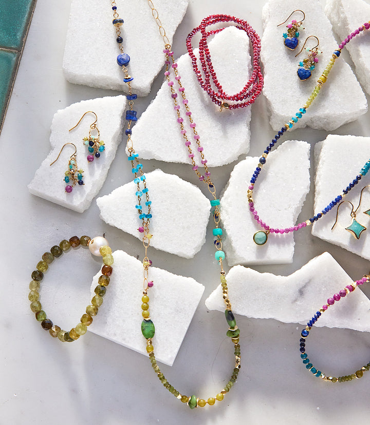 Aurora Multi Gemstone Necklace