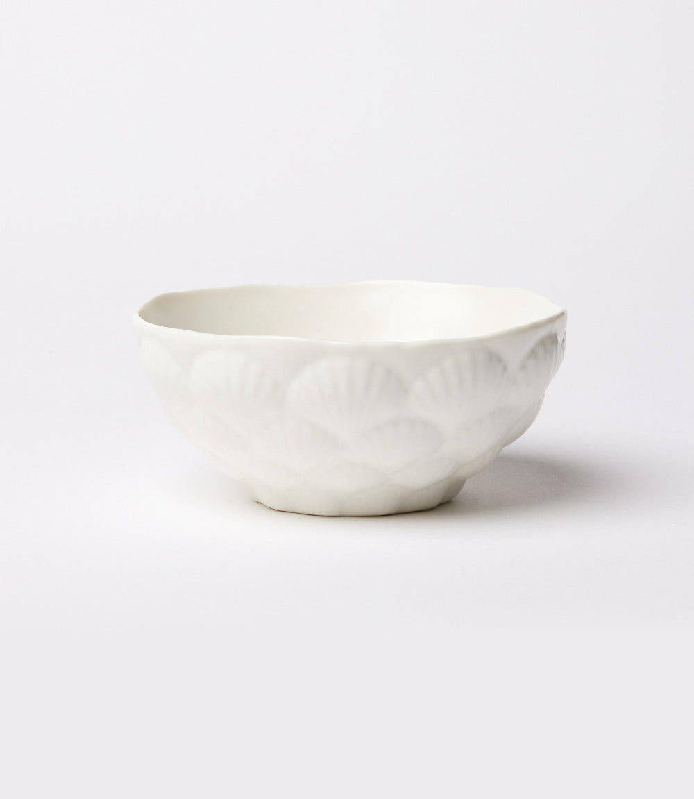 Shell Porcelain Small Bowls, Set Of 3