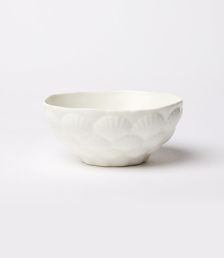 Shell Porcelain Small Bowls, Set Of 3