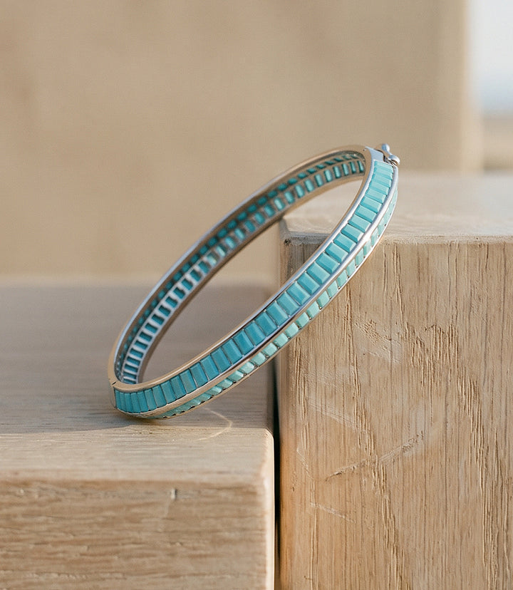 Turquoise Beaded Bangle