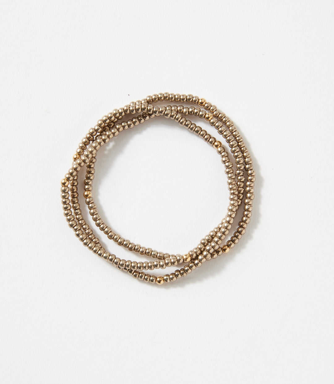 Beaded Crystal Bracelets, Set Of 3