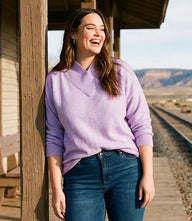 Plus Size Shawl Collar Sweater