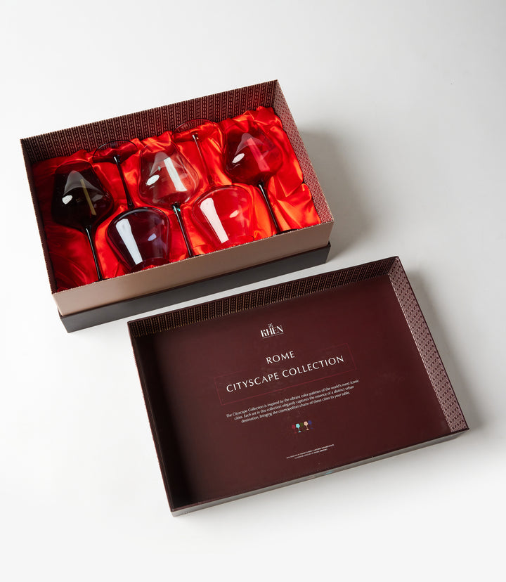 Colors Of Rome Wine Glasses, Set Of 5