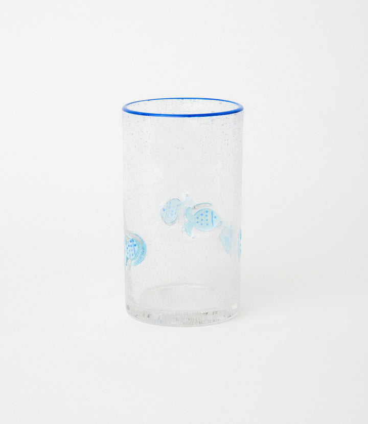 Fish Bubble Drinking Glass