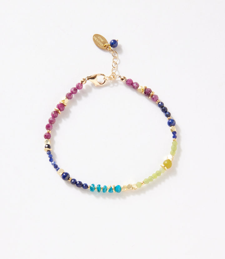 Aurora Beaded Gemstone Bracelet